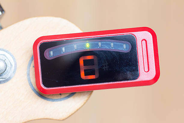 istock Series of tuning a guitar, C, accurate tuning 625996524