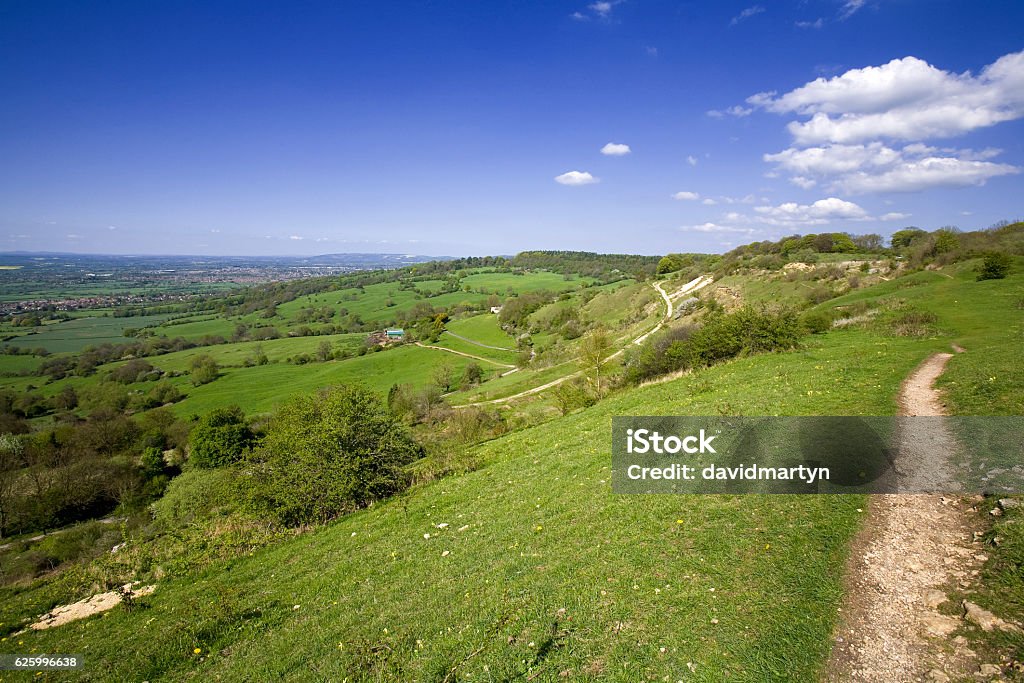 cotswold view UK Agricultural Field Stock Photo