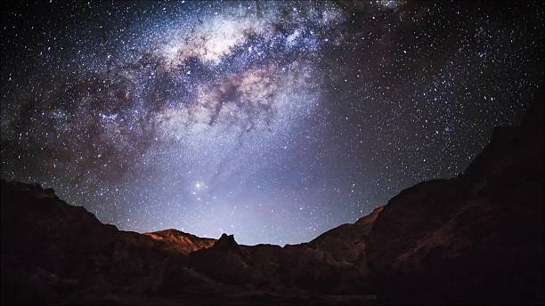 istock Star trails in Atacama desert Chile 625998770