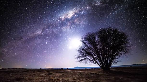 istock Star trails in Atacama desert Chile 625999212