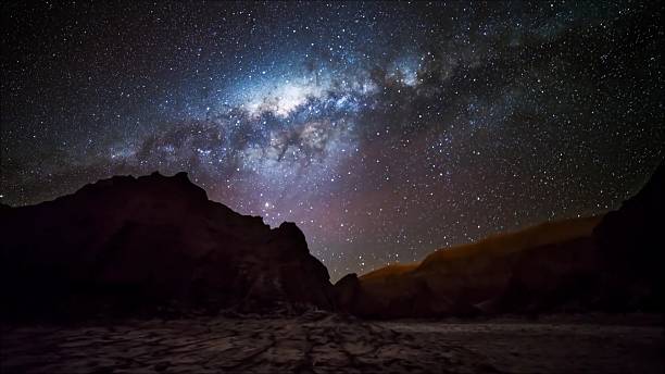 istock Star trails in Atacama desert Chile 626000126