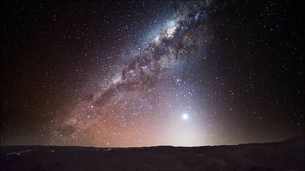 istock Star trails in Atacama desert Chile 626000424