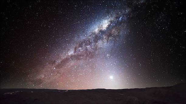 istock Star trails in Atacama desert Chile 626000468