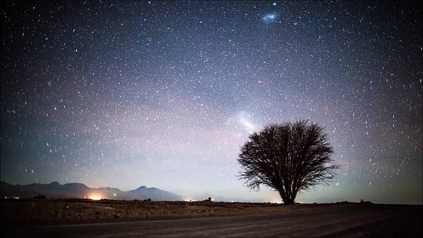 istock Star trails in Atacama desert Chile 626000660
