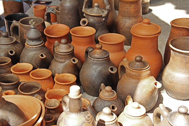 istock Colorful traditional pottery. 626001256