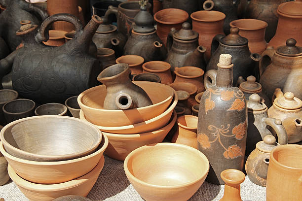 istock Colorful traditional pottery. 626001456