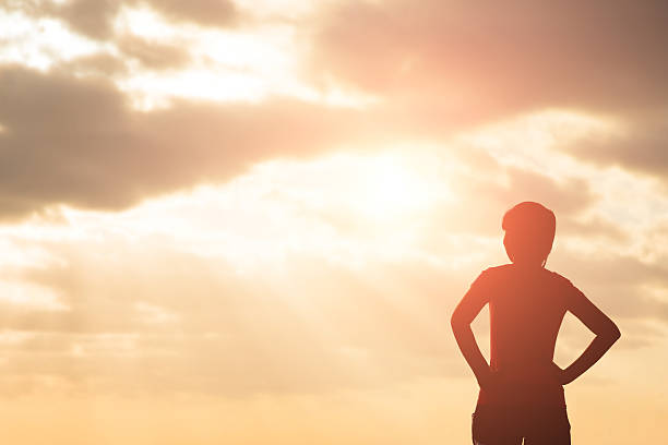 istock silhouette of woman look 626004046