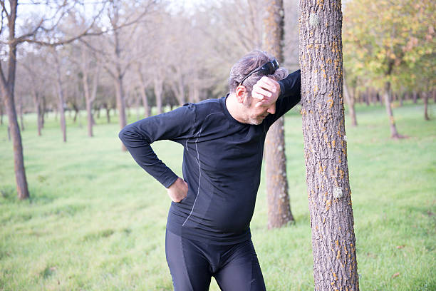 istock running in a wood 626006260