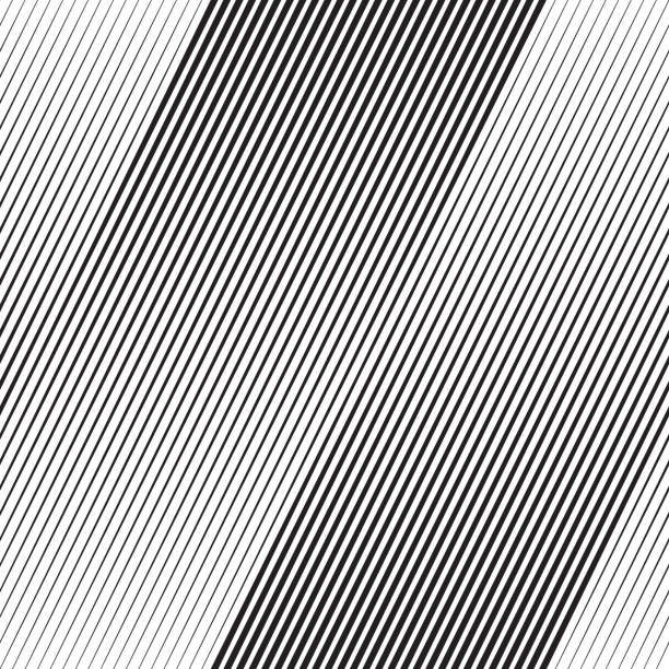 Vector Halftone Line Transition Wallpaper Pattern Vector Halftone Line Transition Abstract Wallpaper Pattern. Seamless Black And White Irregular Lines Background greyscale stock illustrations