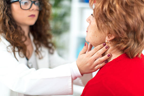 istock Senior woman on medical exam 626012192