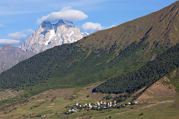 istock Mount Ushba, Caucasus Mountains, Georgia. 626037146
