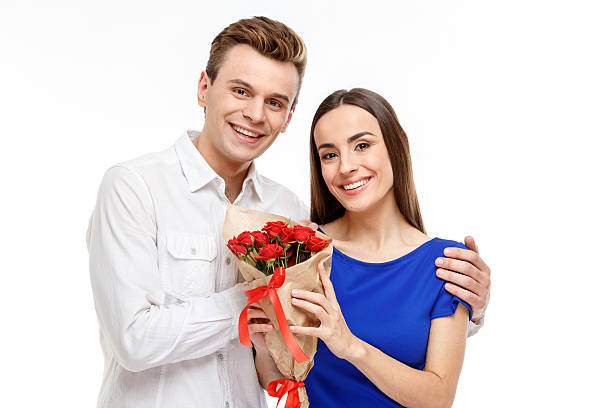 istock Happy couple on Valentines day 626037362