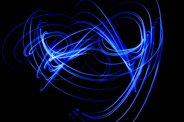 istock Blurred Light painting, Abstract of lighting equipment. 626055860