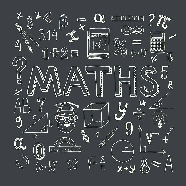 matematyka tle - mathematics stock illustrations