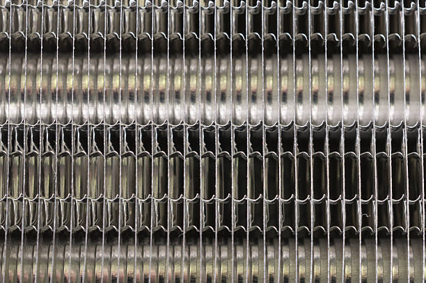 istock Details of the car engine radiator. 626057270