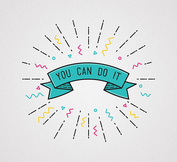 istock You can do it. Inspirational illustration, motivational quote 626058340
