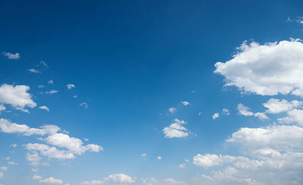 Blue sky and clouds for background stock photo