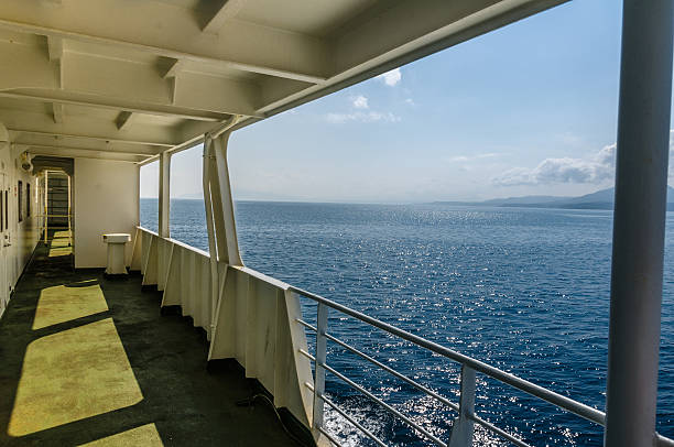 istock on the deck, watch the sea 626061274