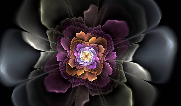 istock abstract flower fractal shape 626061594