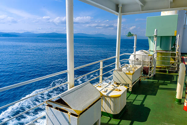 istock on the deck, watch the sea 626061684