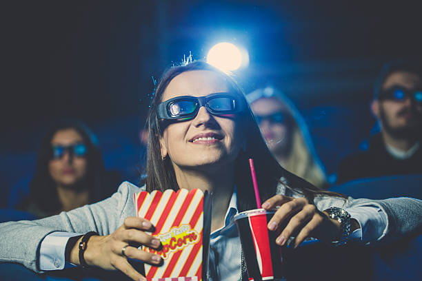 istock Enjoying the movie by myself 626061720