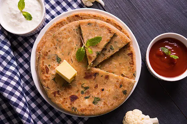 Photo of gobi paratha or cauliflower parotha