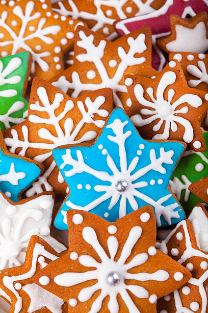 istock Christmas Gingerbread Cookies Stars 626074076