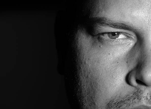 istock Portrait of young man monochrome 626087604