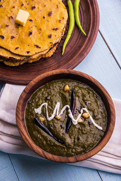 istock makki di roti and sarso ka saag 626088148