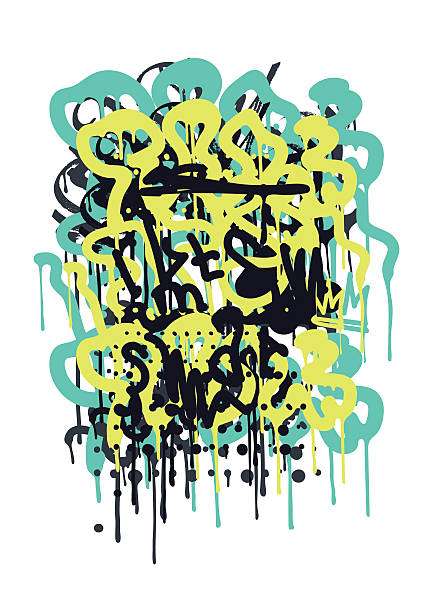 백그룬트 그래피티데이 - child graffiti grunge city stock illustrations