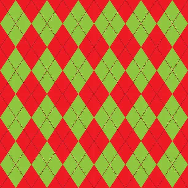 Vector illustration of Vector seamless pattern with rhombus.