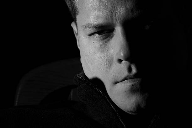 istock Portrait of young man monochrome 626089604