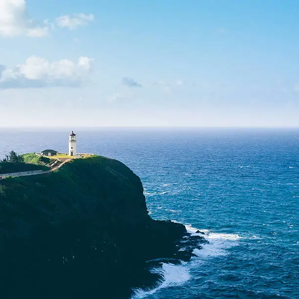 Photo of Landscape view of Kilauea lighthouse on Kauai