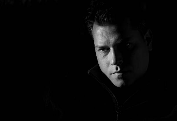 istock Portrait of young man monochrome 626090922