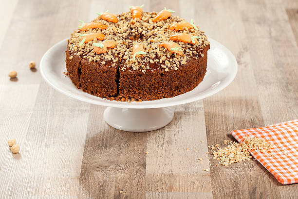 Carrot Cake, Baked Pastry Item, Cinnamon, Baked, Cake