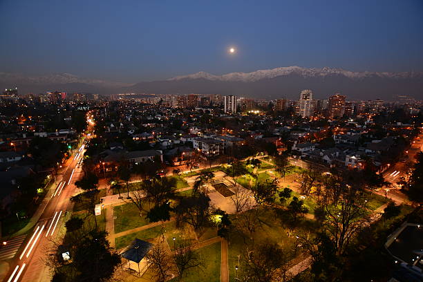 istock Sunset in Santiago Chile 626096626