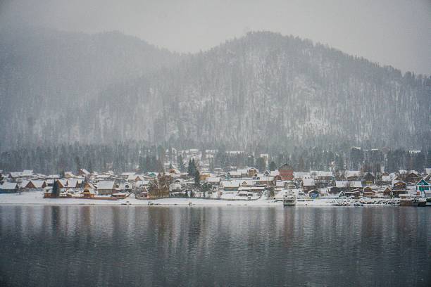 istock Teletskoye lake at winter 626098266