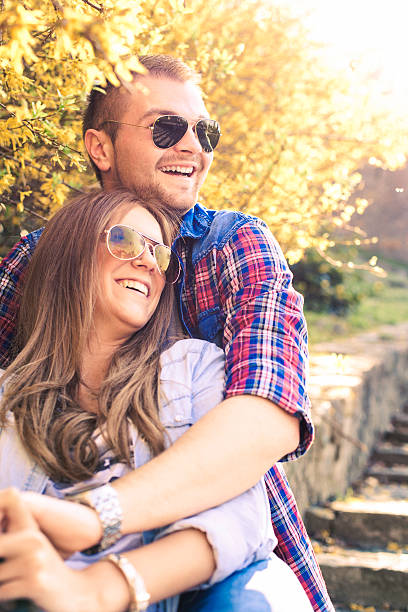 istock Romance couple having fun together 626099450