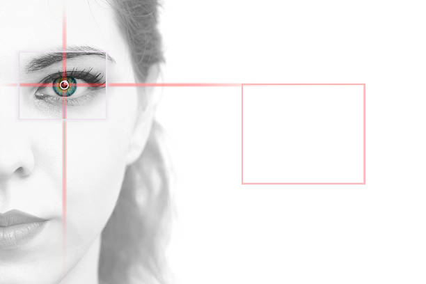 istock Beautiful woman pointing to eye 626100890