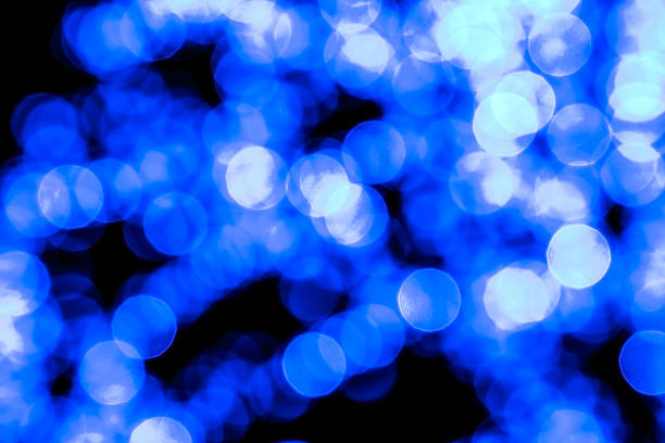 istock Abstract blue Bokeh blurred color light can use background 626103726