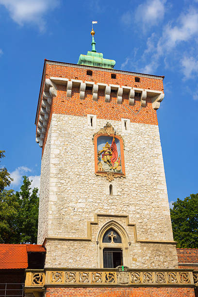 istock Tower of the city gates 626104040