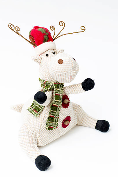 istock Toy deer is on the white background. 626105040