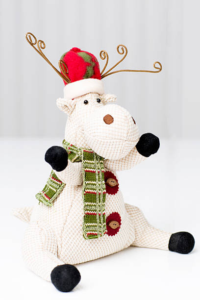 istock Toy deer is on the white background. 626105370