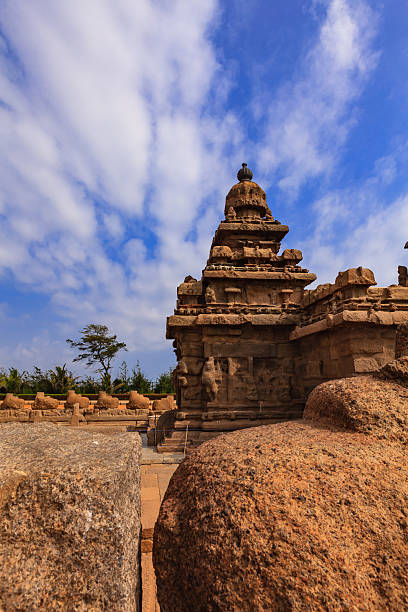 istock Mahabalipuram, India: 8th Century Shore Temple; Sand and Wind Erosion. 626120660