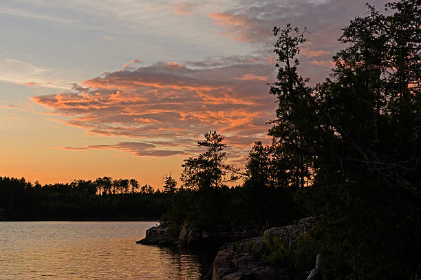 istock Silhouettes and Red Clouds at Sunset 626122800