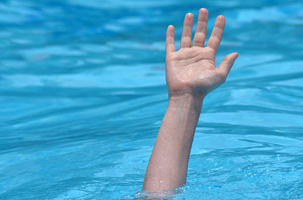 istock Hand of a drowning person 626135586