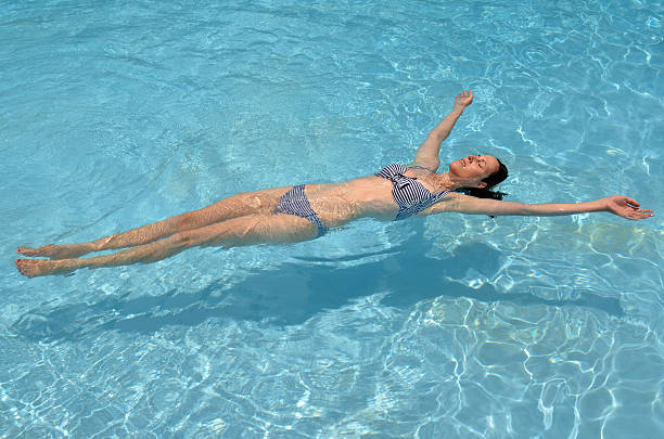 istock Woman relaxing in pool 626135808