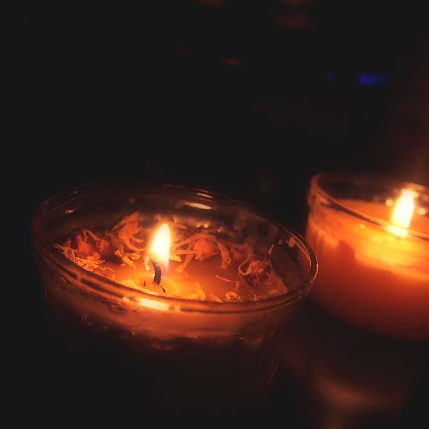 istock Candle in the dark 626153818