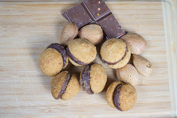 istock Baci di Dama - kiss of dame, italian biscuits, 626154832