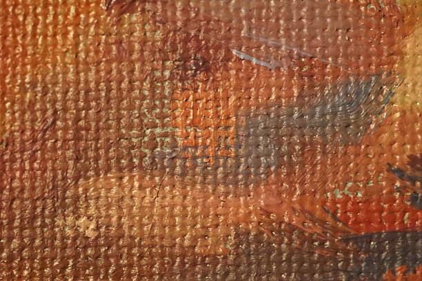 istock Oil painting close-up texture 626160824